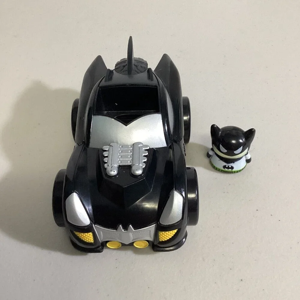 Fisher Price Batman Figure With Batmobile Vehicle
